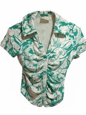 Maeve ruched gather summer top